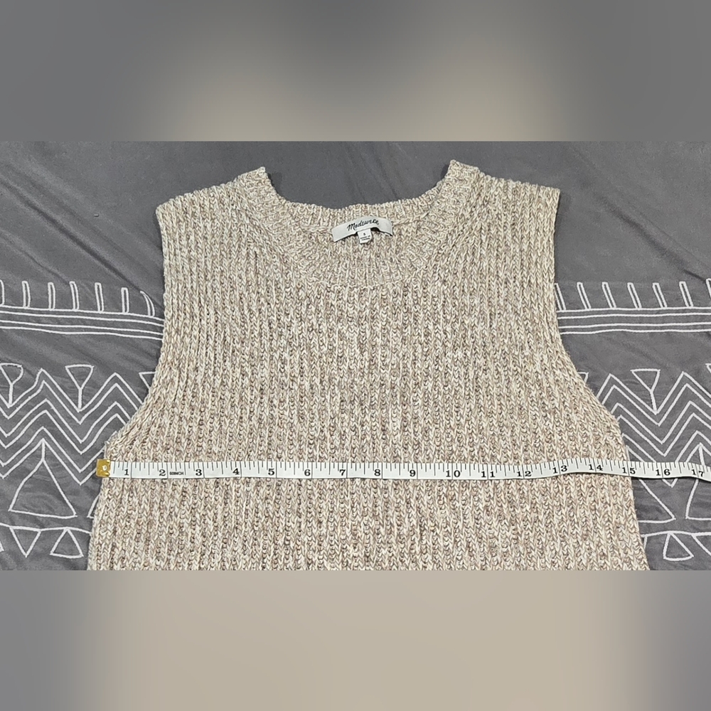Madewell Sleeveless Knit Sweater Tank Size Small - Picture 4 of 5
